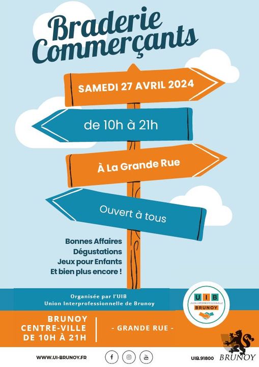 Braderie des commerçants de Brunoy